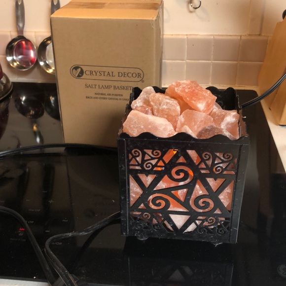 Other - Himalayan salt lamp with dimmer bulb/cord, NIB